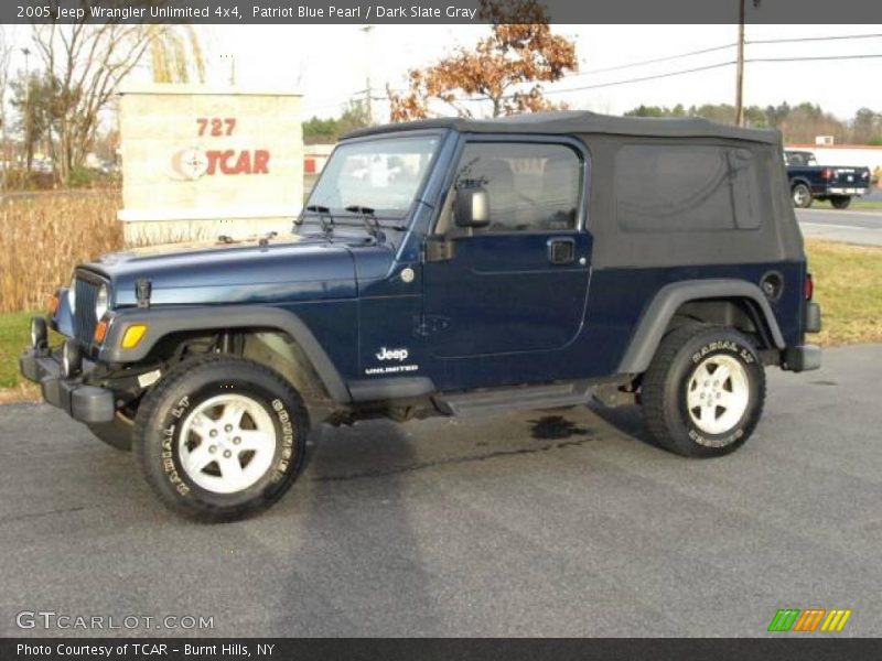 Patriot Blue Pearl / Dark Slate Gray 2005 Jeep Wrangler Unlimited 4x4