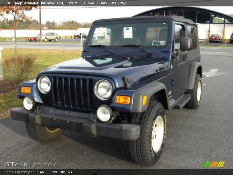 Patriot Blue Pearl / Dark Slate Gray 2005 Jeep Wrangler Unlimited 4x4