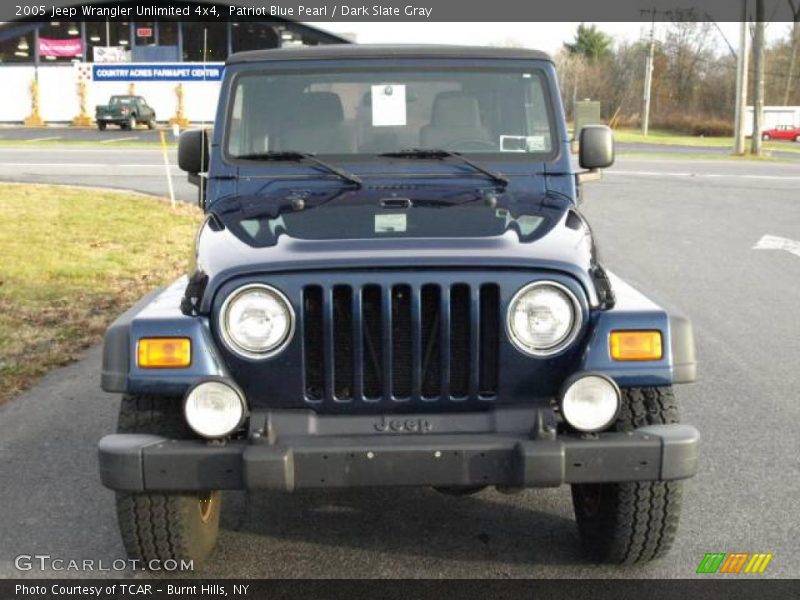 Patriot Blue Pearl / Dark Slate Gray 2005 Jeep Wrangler Unlimited 4x4