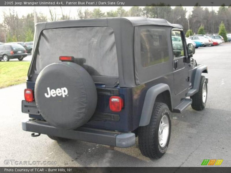 Patriot Blue Pearl / Dark Slate Gray 2005 Jeep Wrangler Unlimited 4x4