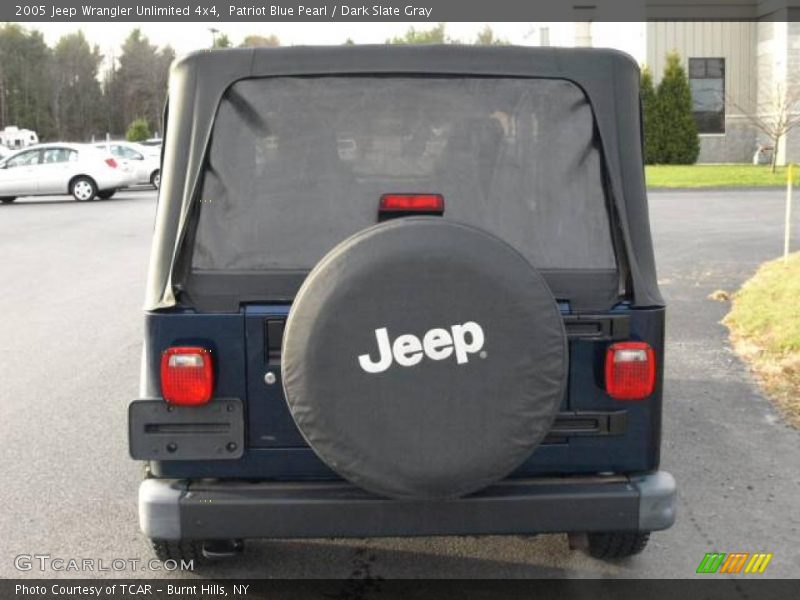 Patriot Blue Pearl / Dark Slate Gray 2005 Jeep Wrangler Unlimited 4x4