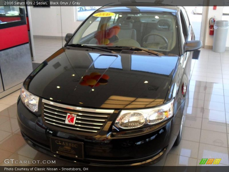 Black Onyx / Gray 2006 Saturn ION 2 Sedan