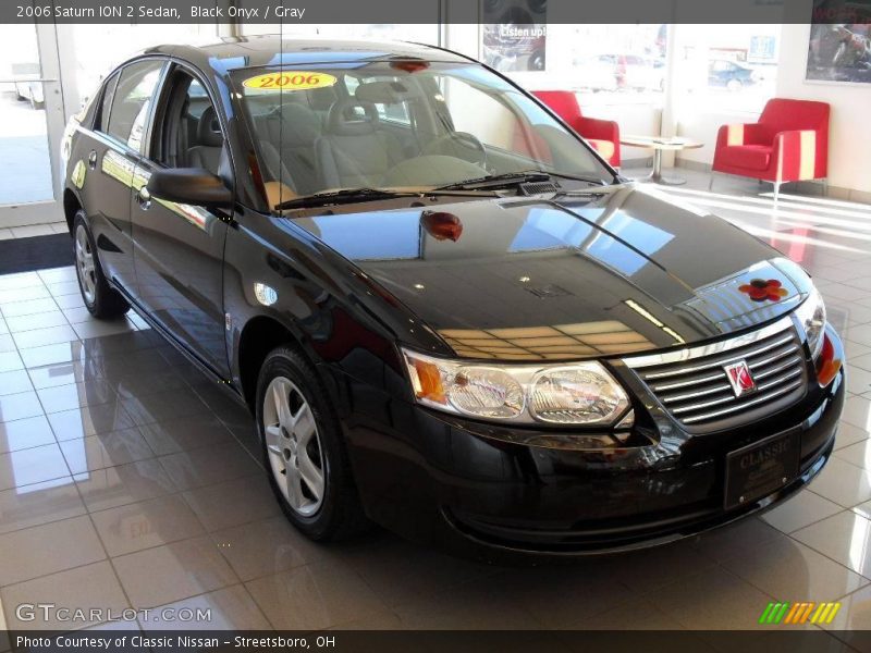 Black Onyx / Gray 2006 Saturn ION 2 Sedan