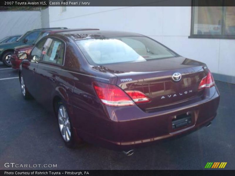 Cassis Red Pearl / Ivory 2007 Toyota Avalon XLS