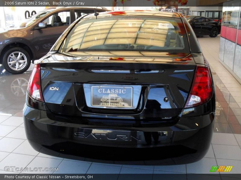 Black Onyx / Gray 2006 Saturn ION 2 Sedan