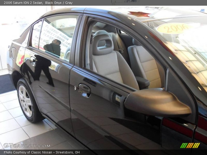 Black Onyx / Gray 2006 Saturn ION 2 Sedan