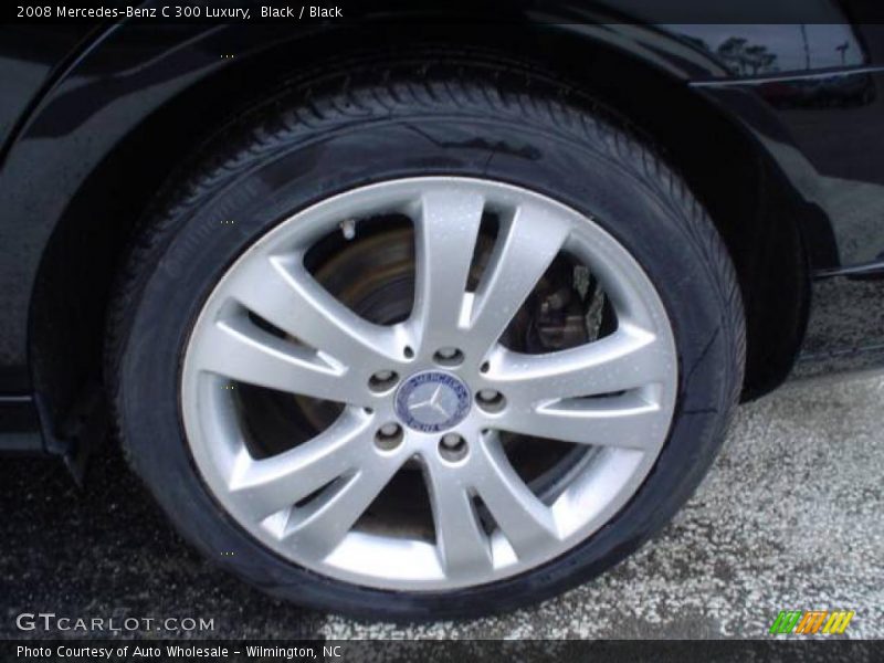 Black / Black 2008 Mercedes-Benz C 300 Luxury