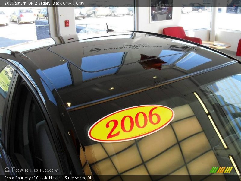 Black Onyx / Gray 2006 Saturn ION 2 Sedan