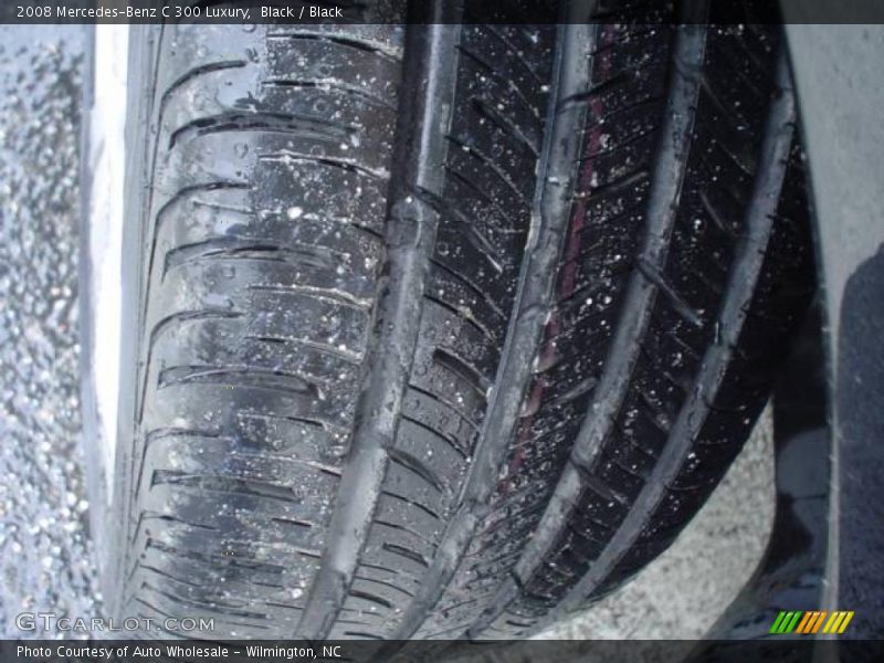 Black / Black 2008 Mercedes-Benz C 300 Luxury