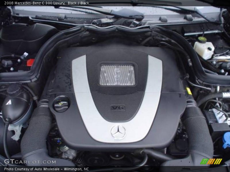 Black / Black 2008 Mercedes-Benz C 300 Luxury
