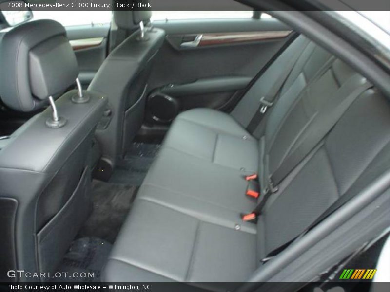 Black / Black 2008 Mercedes-Benz C 300 Luxury