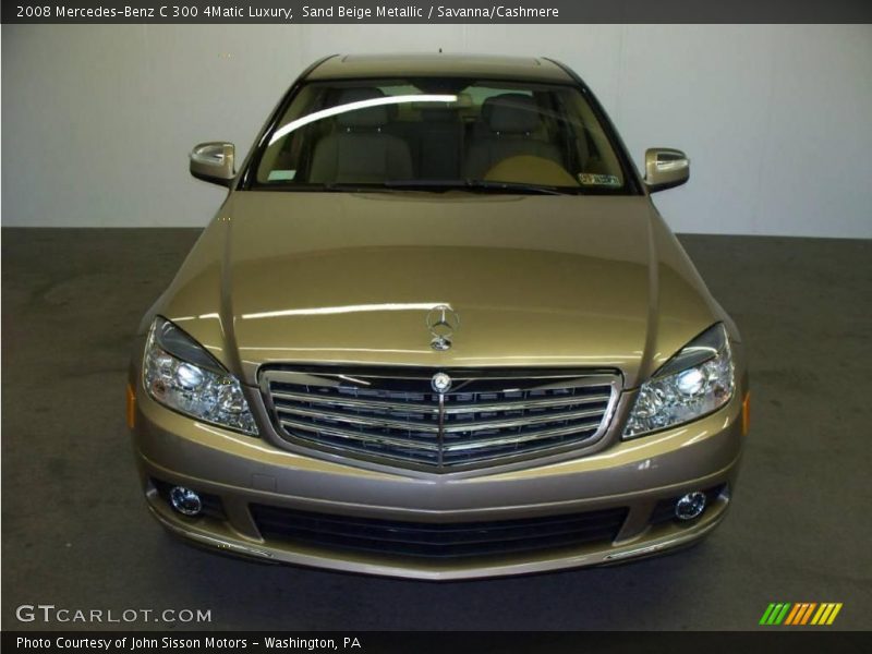 Sand Beige Metallic / Savanna/Cashmere 2008 Mercedes-Benz C 300 4Matic Luxury