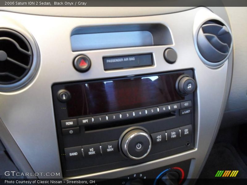 Black Onyx / Gray 2006 Saturn ION 2 Sedan