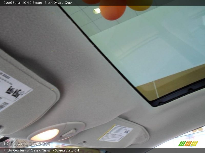 Black Onyx / Gray 2006 Saturn ION 2 Sedan