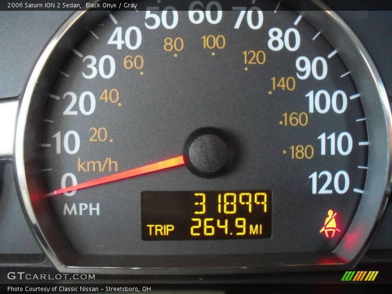 Black Onyx / Gray 2006 Saturn ION 2 Sedan