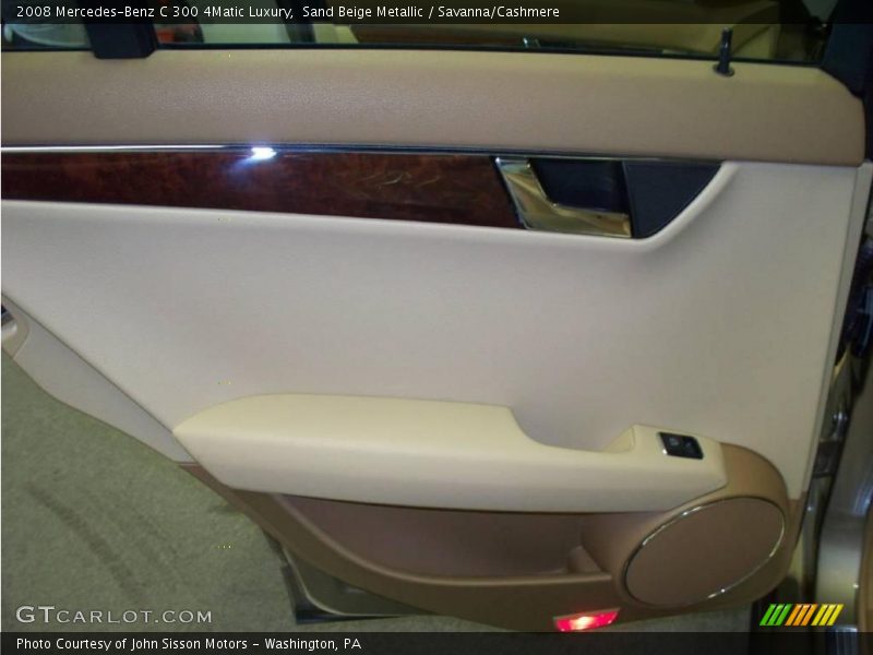 Sand Beige Metallic / Savanna/Cashmere 2008 Mercedes-Benz C 300 4Matic Luxury