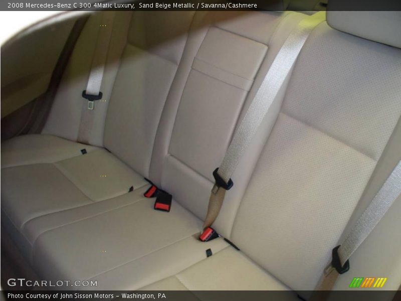 Sand Beige Metallic / Savanna/Cashmere 2008 Mercedes-Benz C 300 4Matic Luxury