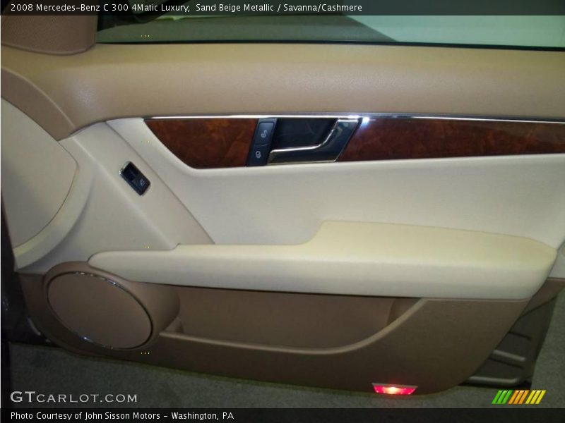 Sand Beige Metallic / Savanna/Cashmere 2008 Mercedes-Benz C 300 4Matic Luxury