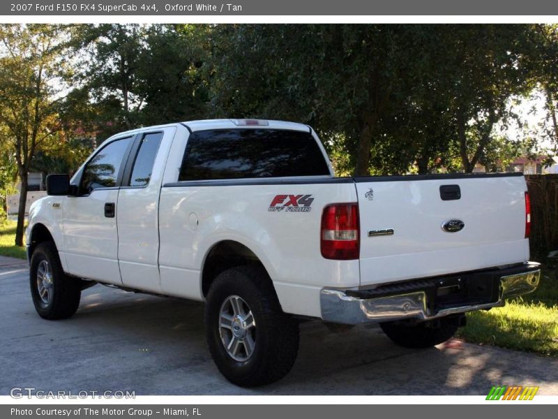 Oxford White / Tan 2007 Ford F150 FX4 SuperCab 4x4