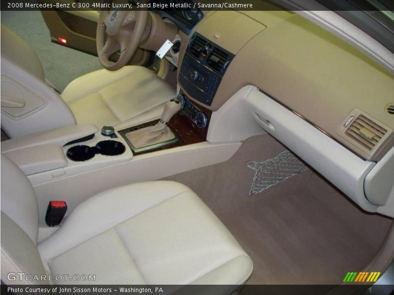 Sand Beige Metallic / Savanna/Cashmere 2008 Mercedes-Benz C 300 4Matic Luxury