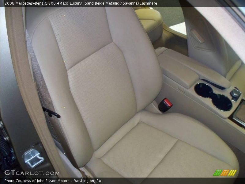 Sand Beige Metallic / Savanna/Cashmere 2008 Mercedes-Benz C 300 4Matic Luxury