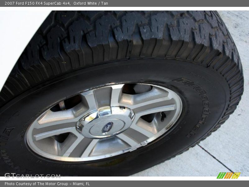 Oxford White / Tan 2007 Ford F150 FX4 SuperCab 4x4