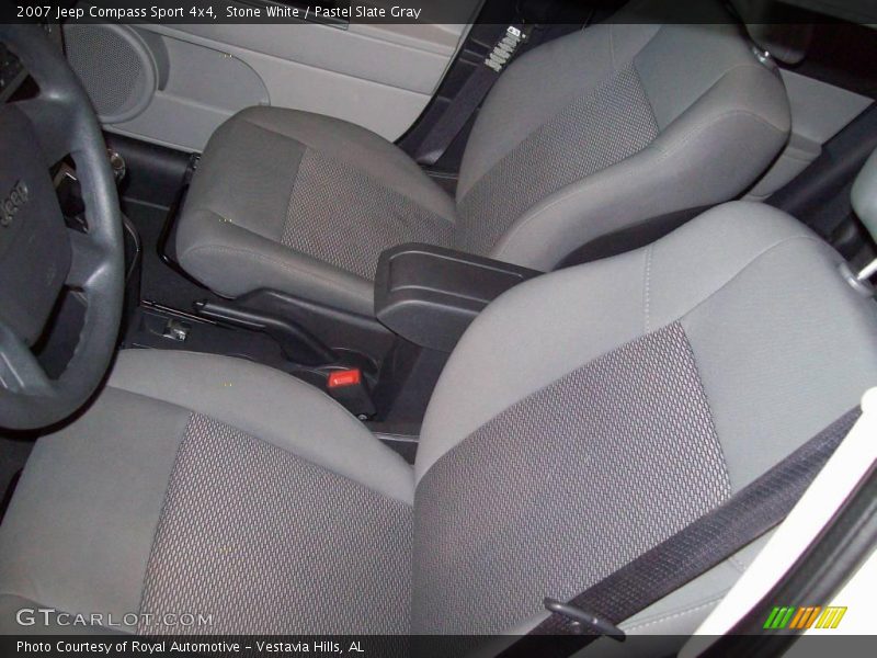 Stone White / Pastel Slate Gray 2007 Jeep Compass Sport 4x4