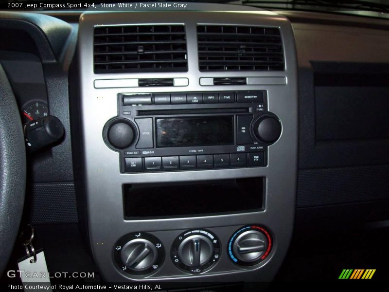 Stone White / Pastel Slate Gray 2007 Jeep Compass Sport 4x4