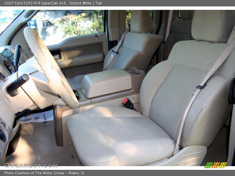 Oxford White / Tan 2007 Ford F150 FX4 SuperCab 4x4