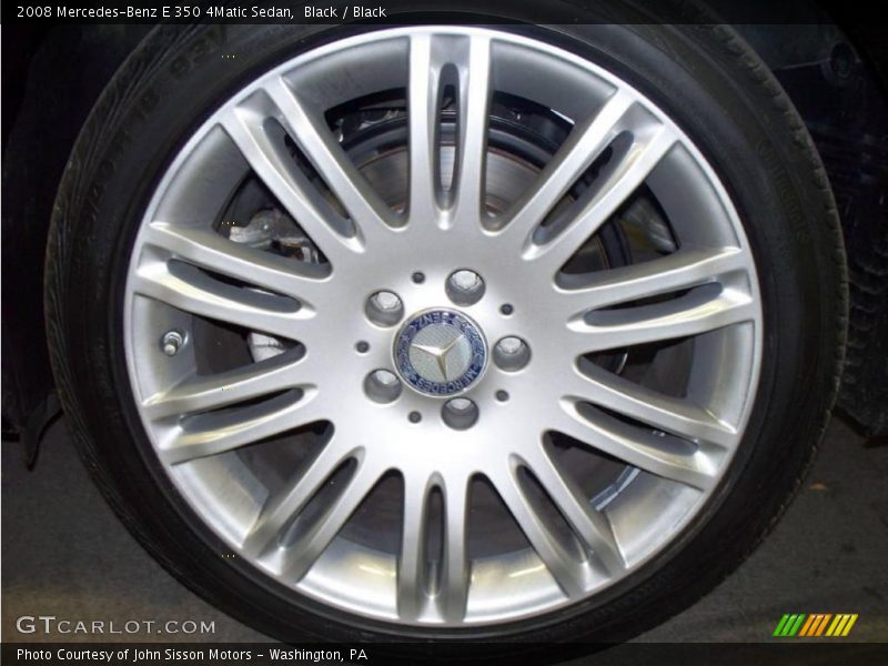 Black / Black 2008 Mercedes-Benz E 350 4Matic Sedan