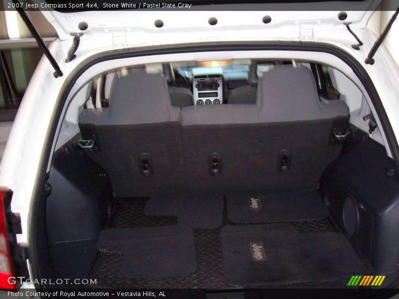 Stone White / Pastel Slate Gray 2007 Jeep Compass Sport 4x4