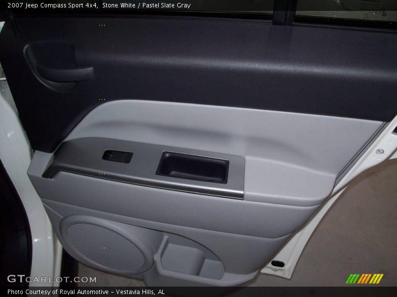 Stone White / Pastel Slate Gray 2007 Jeep Compass Sport 4x4