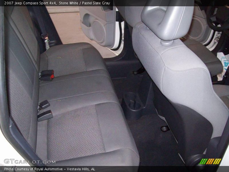 Stone White / Pastel Slate Gray 2007 Jeep Compass Sport 4x4