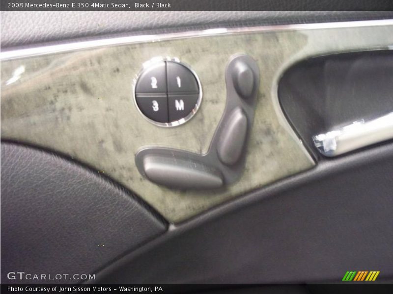 Black / Black 2008 Mercedes-Benz E 350 4Matic Sedan