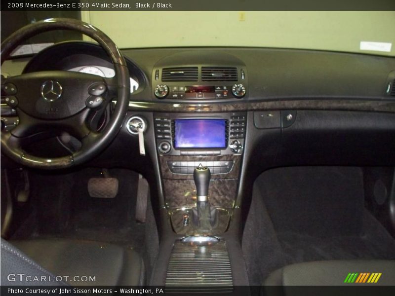 Black / Black 2008 Mercedes-Benz E 350 4Matic Sedan