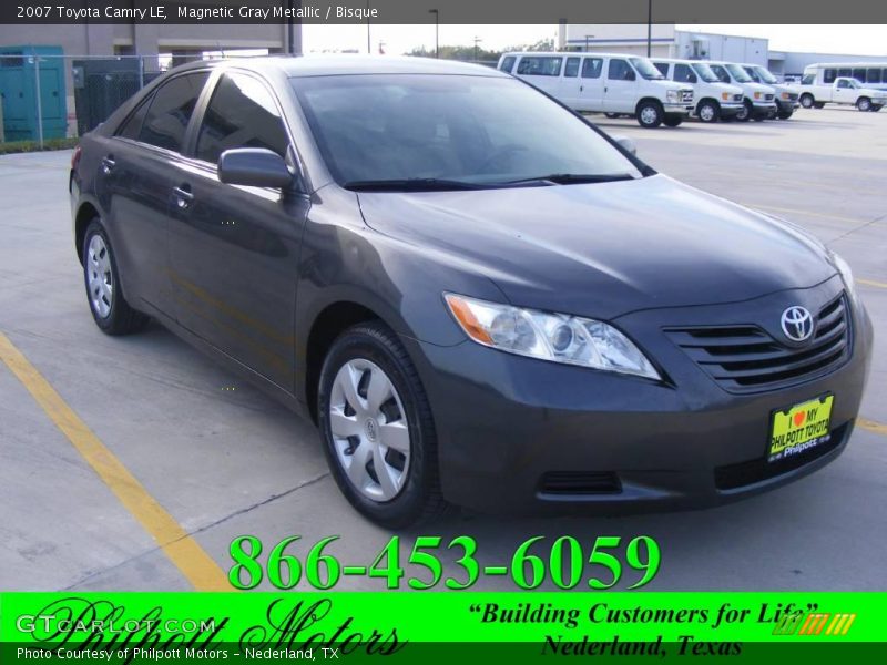 Magnetic Gray Metallic / Bisque 2007 Toyota Camry LE