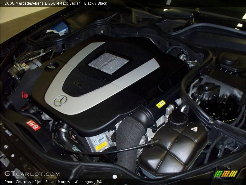 Black / Black 2008 Mercedes-Benz E 350 4Matic Sedan
