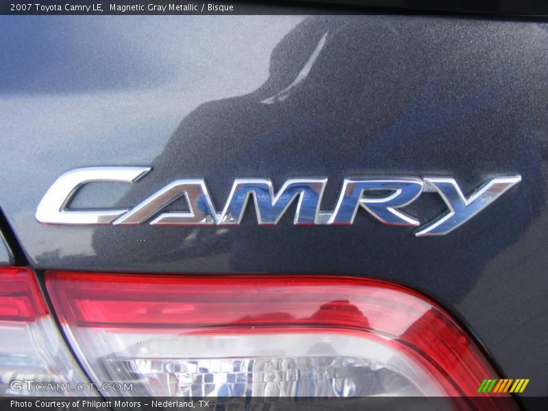 Magnetic Gray Metallic / Bisque 2007 Toyota Camry LE