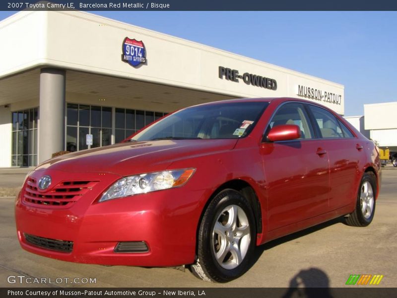 Barcelona Red Metallic / Bisque 2007 Toyota Camry LE