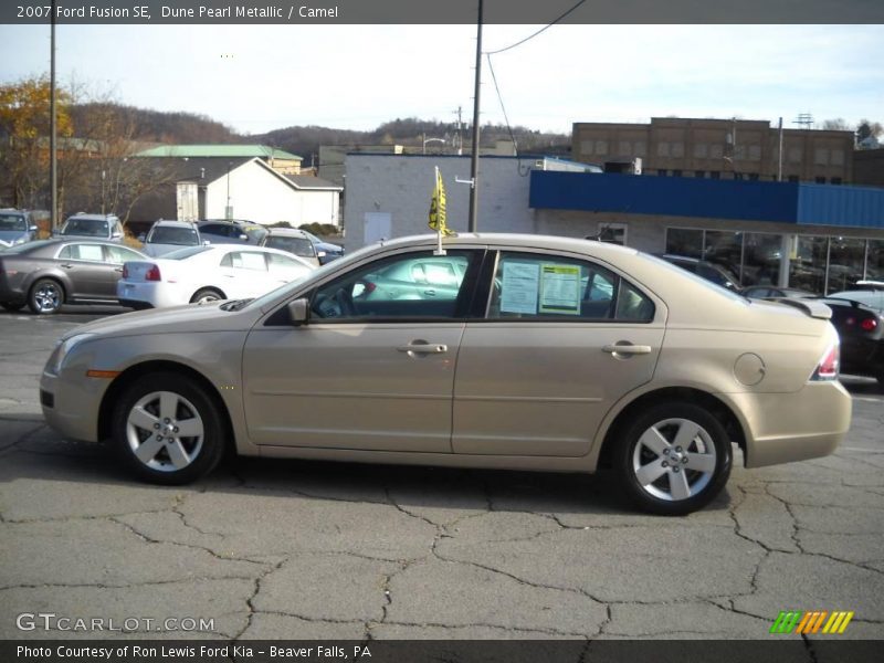 Dune Pearl Metallic / Camel 2007 Ford Fusion SE