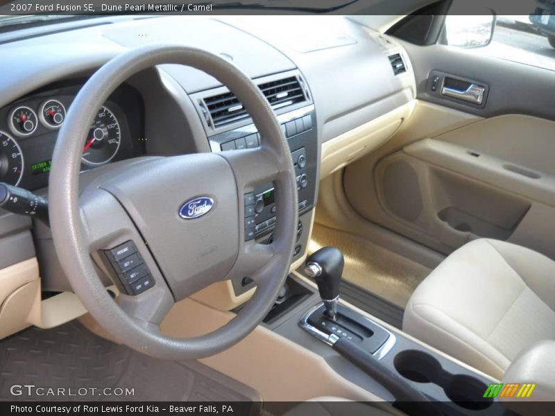 Dune Pearl Metallic / Camel 2007 Ford Fusion SE