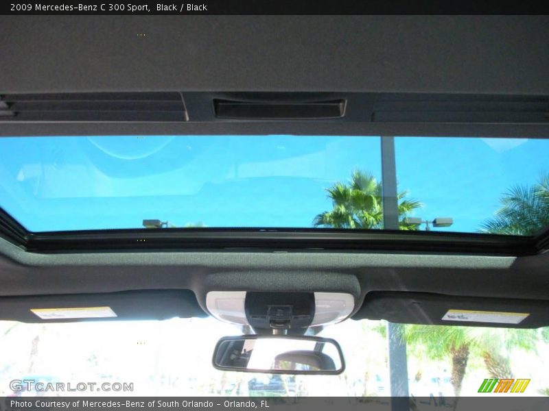 Black / Black 2009 Mercedes-Benz C 300 Sport