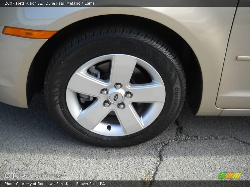 Dune Pearl Metallic / Camel 2007 Ford Fusion SE