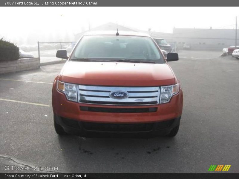Blazing Copper Metallic / Camel 2007 Ford Edge SE