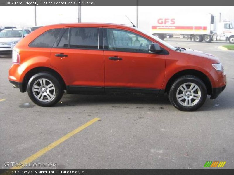 Blazing Copper Metallic / Camel 2007 Ford Edge SE