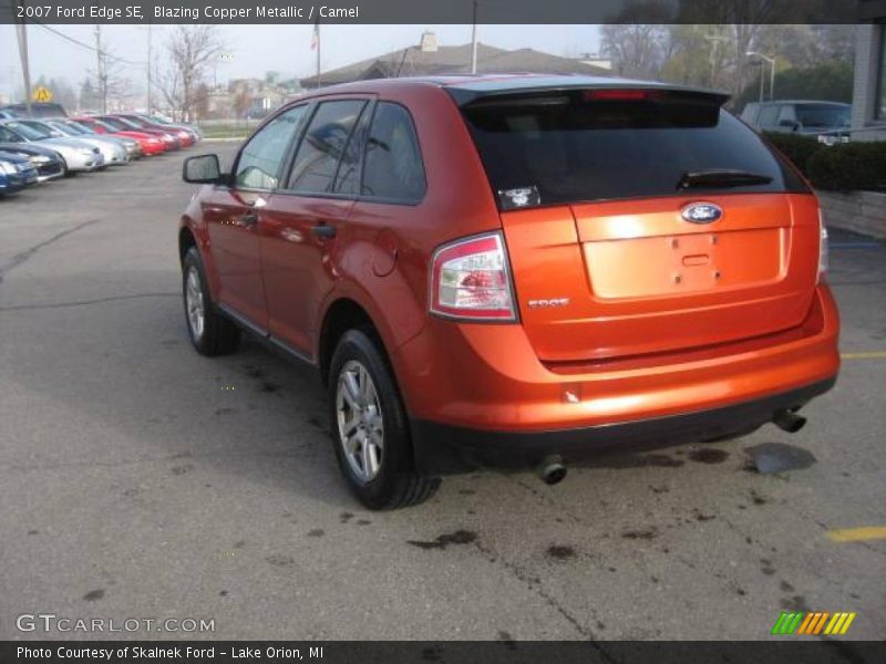 Blazing Copper Metallic / Camel 2007 Ford Edge SE