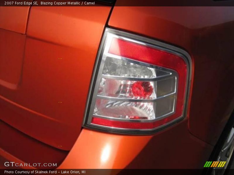 Blazing Copper Metallic / Camel 2007 Ford Edge SE