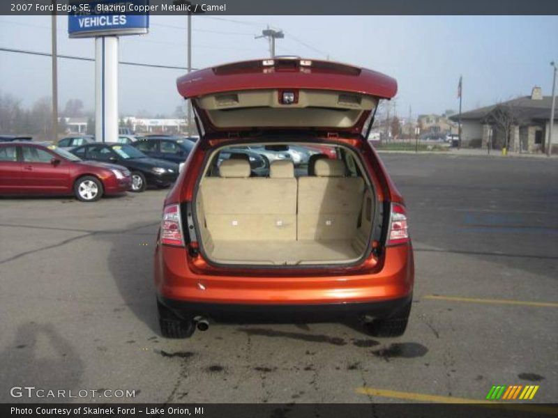 Blazing Copper Metallic / Camel 2007 Ford Edge SE