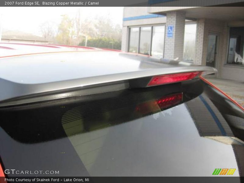 Blazing Copper Metallic / Camel 2007 Ford Edge SE