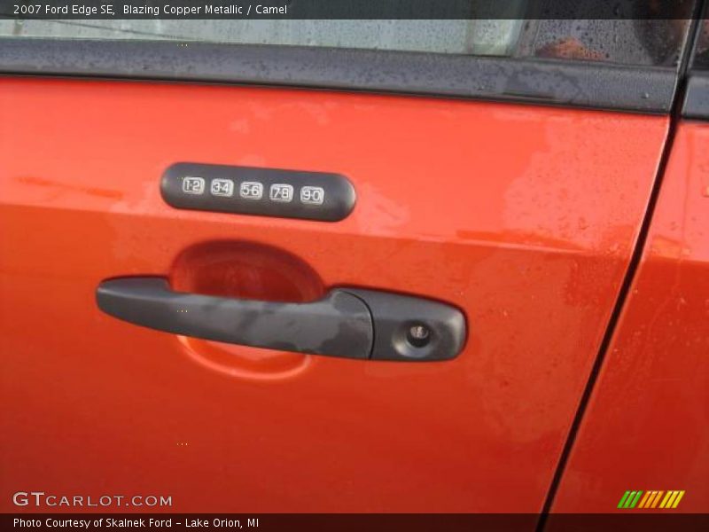 Blazing Copper Metallic / Camel 2007 Ford Edge SE